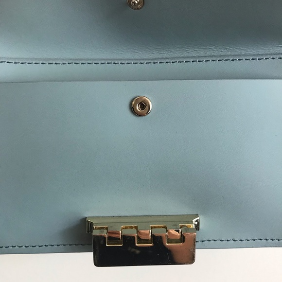 ZAC Zac Posen Earthette Crossbody Chain blue green - Picture 5 of 7